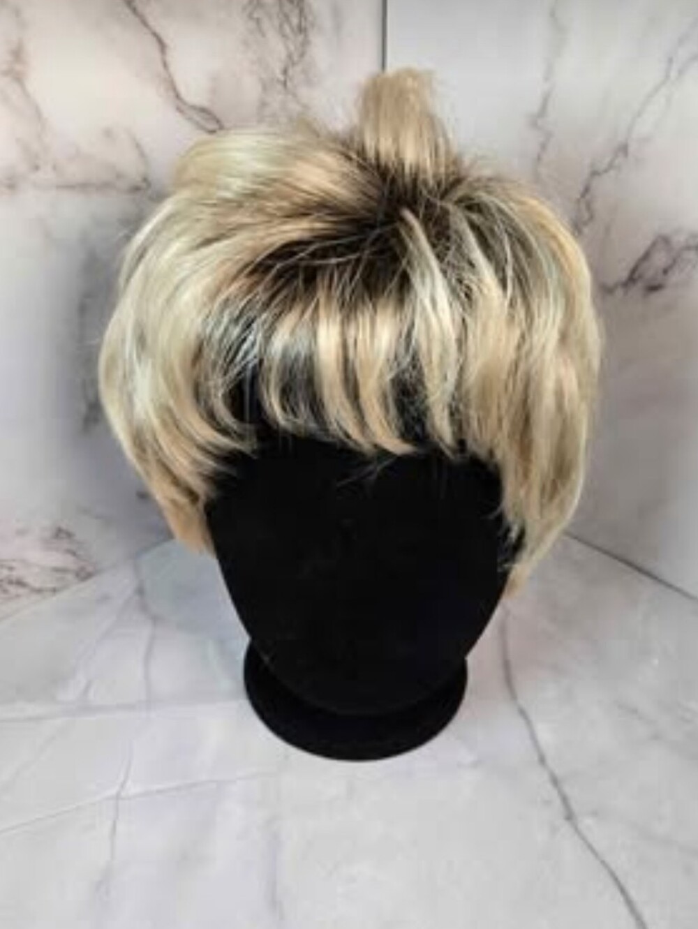 Estetica Designs - Classique Collection - Cheri Wig.  Pixie Cut Style Blonde Wig